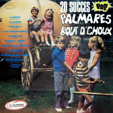 20 Succès Pop Palmarès Bout d' Choux  (1974)