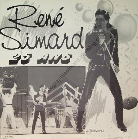 Cahier Souvenir  René Simard  25 Ans,  page 1  (venant avec l'album)