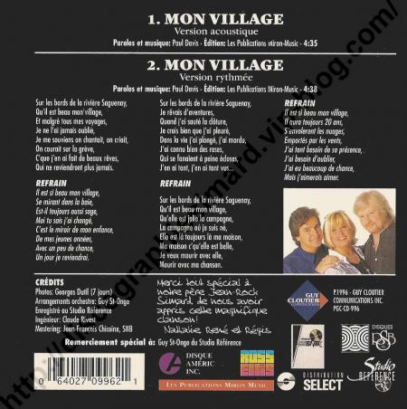 Verso et Cassette Audio