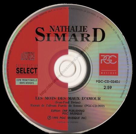 Les mots des maux d'amour  (1995)  DJ - CD