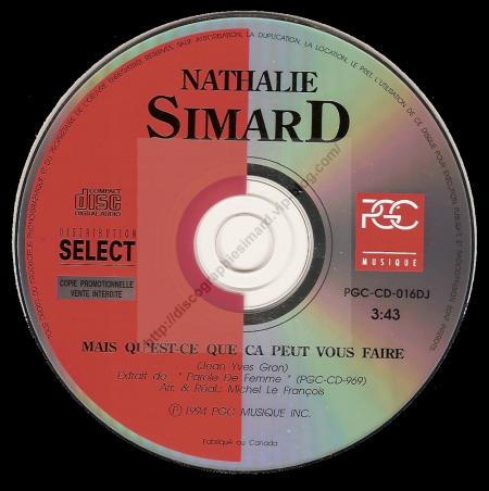 Mais qu'est-ce que ca peut vous faire  (1994)  DJ - CD