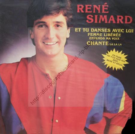 Et tu danses avec lui  (1985) Première pochette sur le marché mais fut remplacée par une autre...